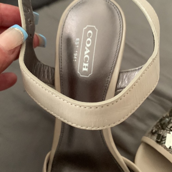 Coach wedges with bling! - Picture 3 of 4